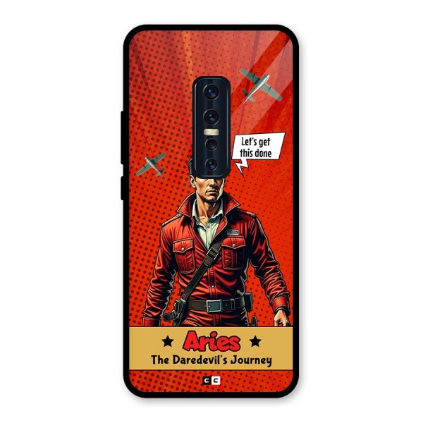 Daredevil Aries Glass Back Case for Vivo V17 Pro