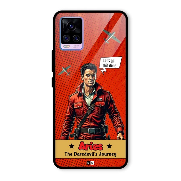 Daredevil Aries Glass Back Case for Vivo V20 Pro