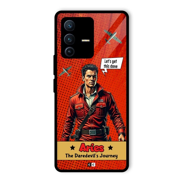 Daredevil Aries Glass Back Case for Vivo V23 Pro