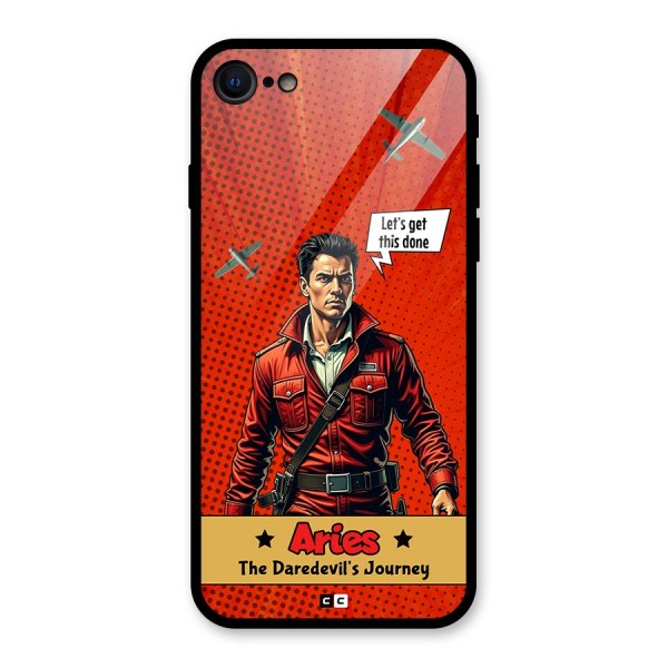 Daredevil Aries Glass Back Case for iPhone 8