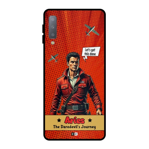 Daredevil Aries Metal Back Case for Galaxy A7 (2018)