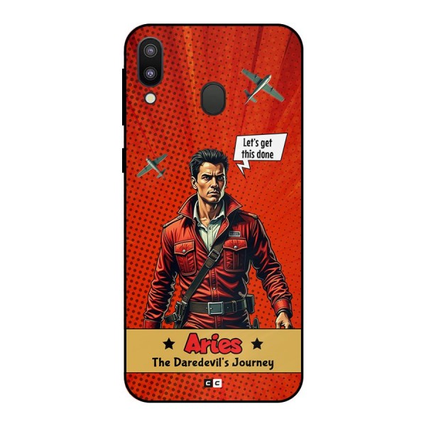 Daredevil Aries Metal Back Case for Galaxy M20