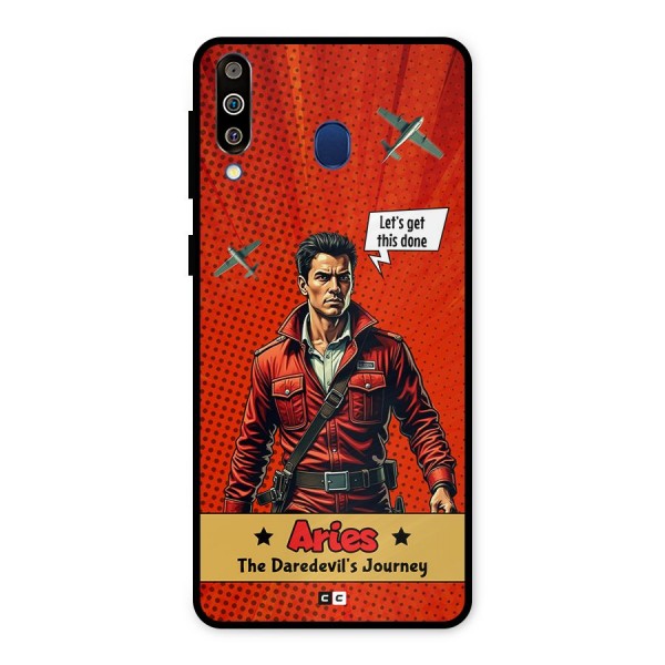 Daredevil Aries Metal Back Case for Galaxy M30