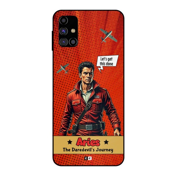 Daredevil Aries Metal Back Case for Galaxy M31s