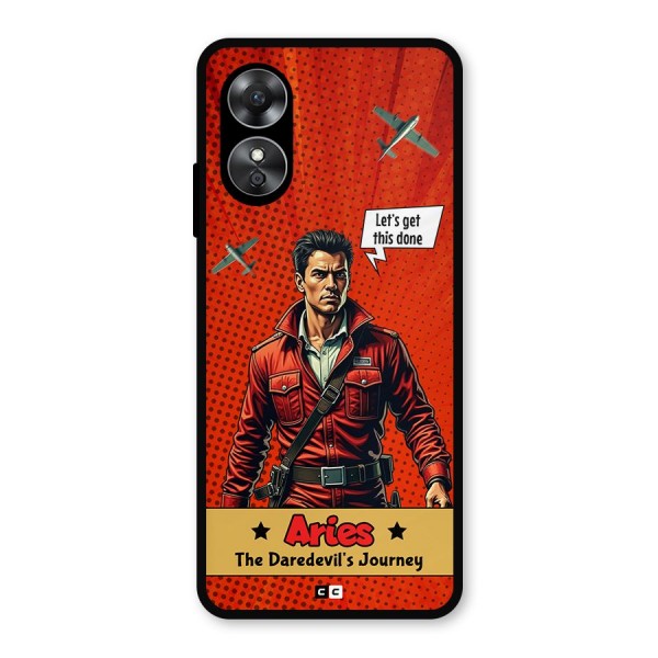 Daredevil Aries Metal Back Case for Oppo A17