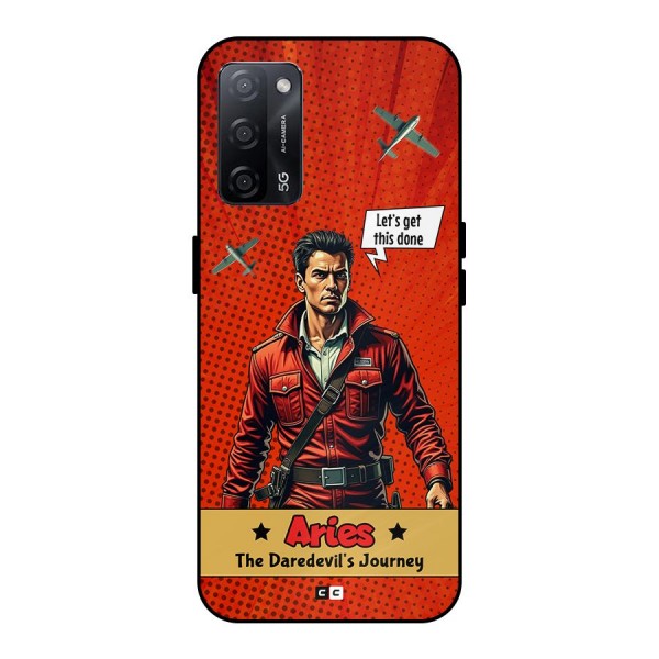 Daredevil Aries Metal Back Case for Oppo A53s 5G