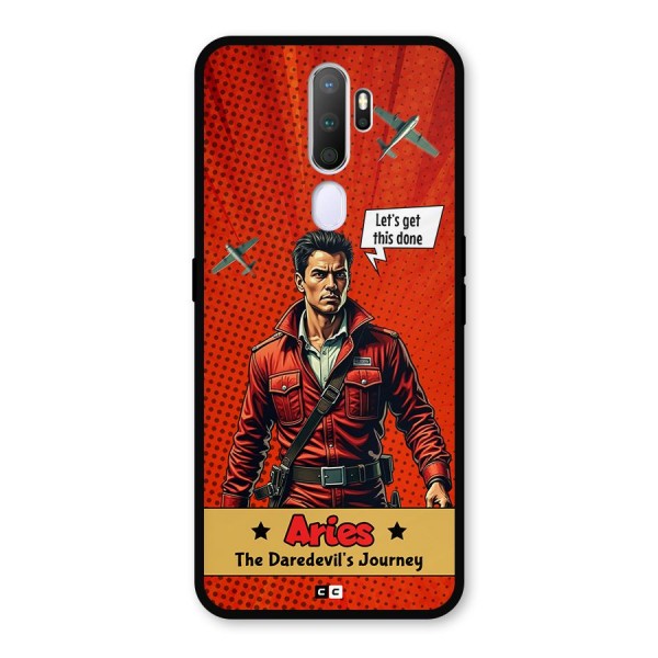 Daredevil Aries Metal Back Case for Oppo A5 (2020)