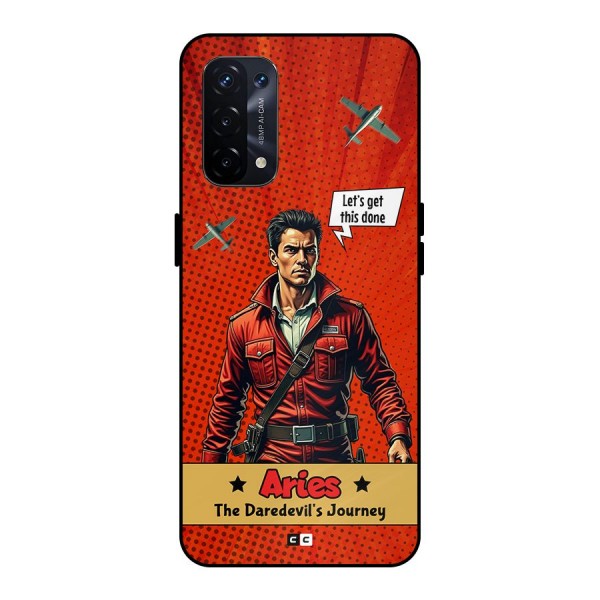 Daredevil Aries Metal Back Case for Oppo A74 5G