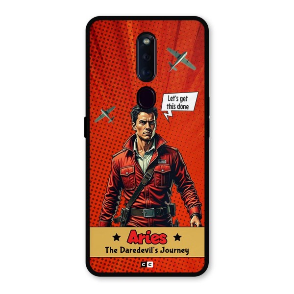 Daredevil Aries Metal Back Case for Oppo F11 Pro