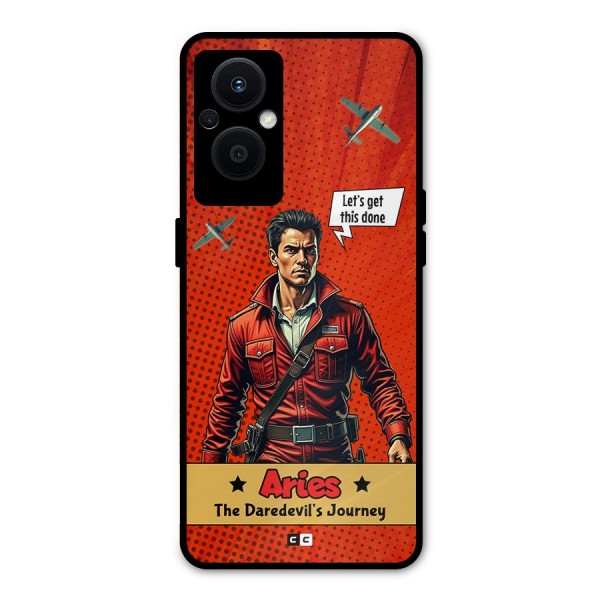 Daredevil Aries Metal Back Case for Oppo F21s Pro 5G