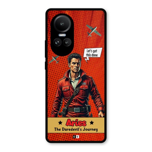 Daredevil Aries Metal Back Case for Oppo Reno10