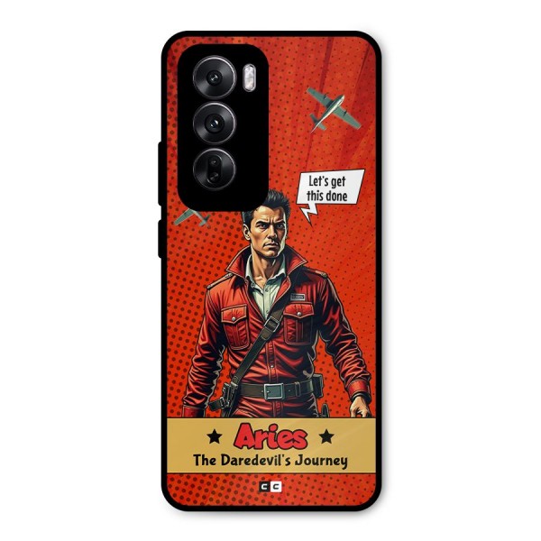 Daredevil Aries Metal Back Case for Oppo Reno12