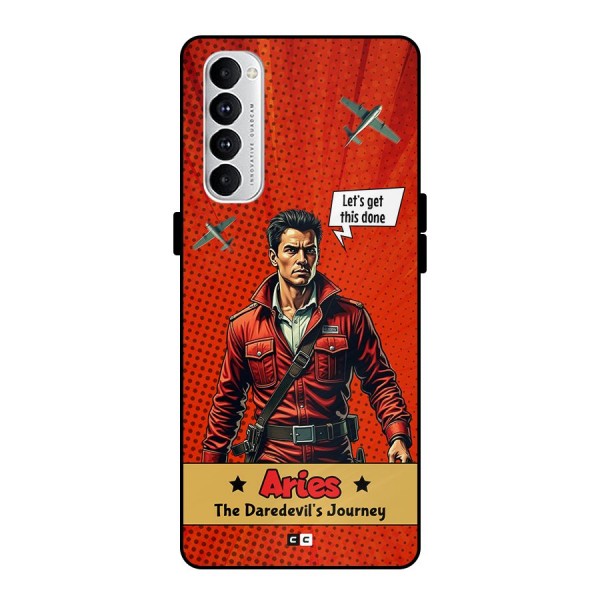 Daredevil Aries Metal Back Case for Oppo Reno4 Pro