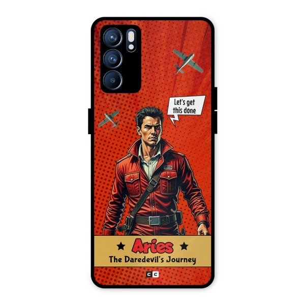 Daredevil Aries Metal Back Case for Oppo Reno6 5G