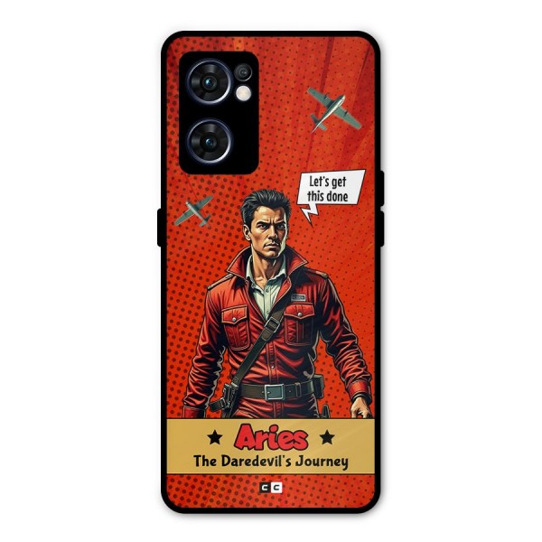 Daredevil Aries Metal Back Case for Oppo Reno7 5G