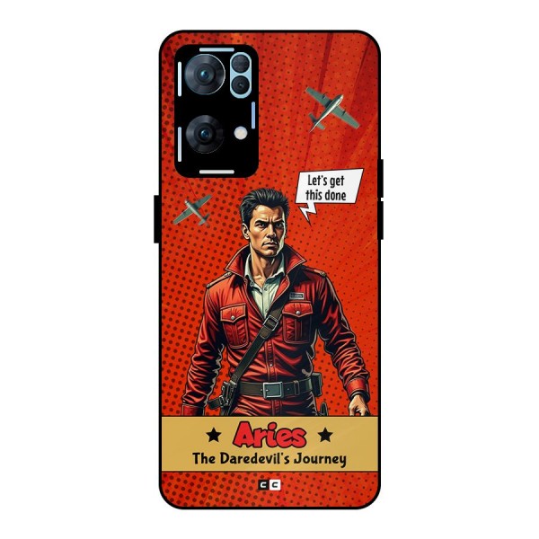 Daredevil Aries Metal Back Case for Oppo Reno7 Pro 5G