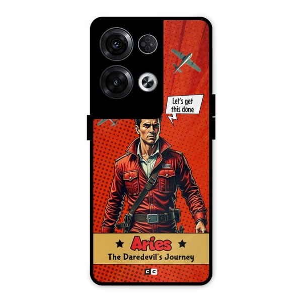 Daredevil Aries Metal Back Case for Oppo Reno8 Pro 5G