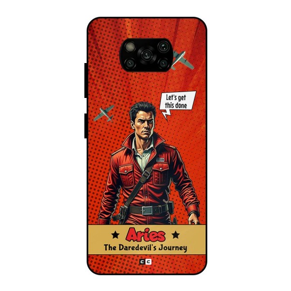 Daredevil Aries Metal Back Case for Poco X3