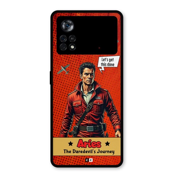 Daredevil Aries Metal Back Case for Poco X4 Pro 5G