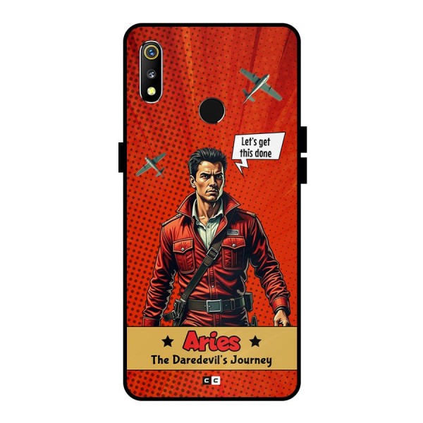 Daredevil Aries Metal Back Case for Realme 3