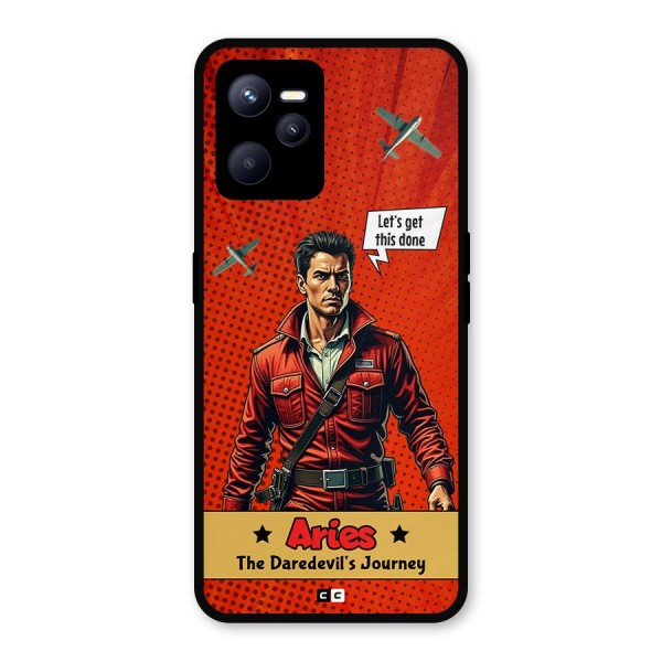 Daredevil Aries Metal Back Case for Realme C35