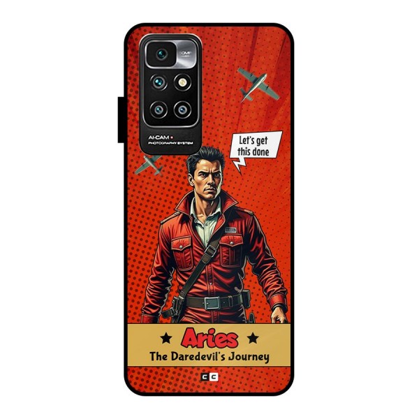 Daredevil Aries Metal Back Case for Redmi 10 Prime