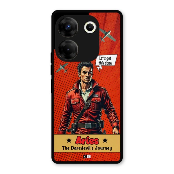 Daredevil Aries Metal Back Case for Tecno Camon 20