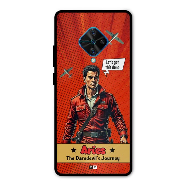 Daredevil Aries Metal Back Case for Vivo S1 Pro