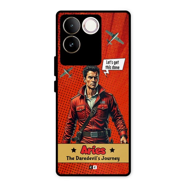 Daredevil Aries Metal Back Case for Vivo T2 Pro