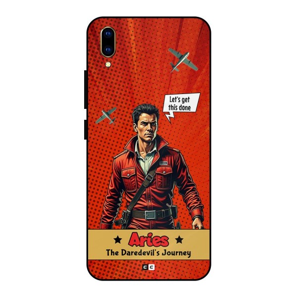 Daredevil Aries Metal Back Case for Vivo V11 Pro