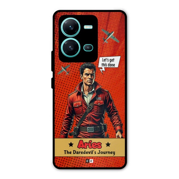 Daredevil Aries Metal Back Case for Vivo V25