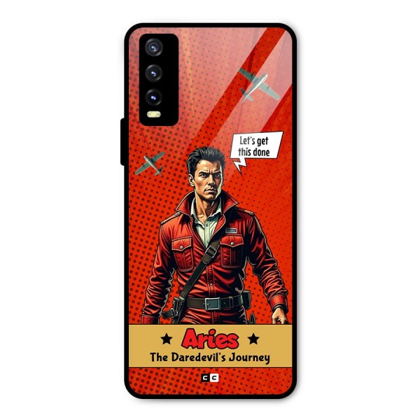 Daredevil Aries Metal Back Case for Vivo Y20 2021