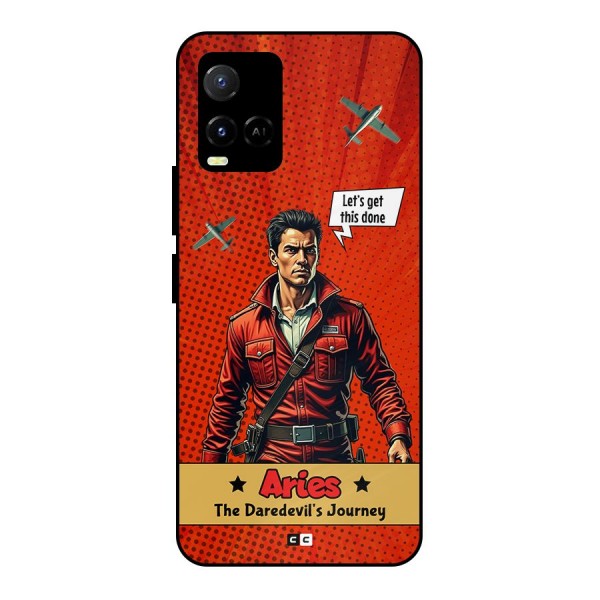 Daredevil Aries Metal Back Case for Vivo Y21