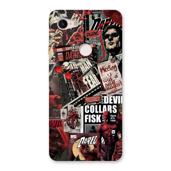 Daredevil Story Back Case for Google Pixel 3 XL