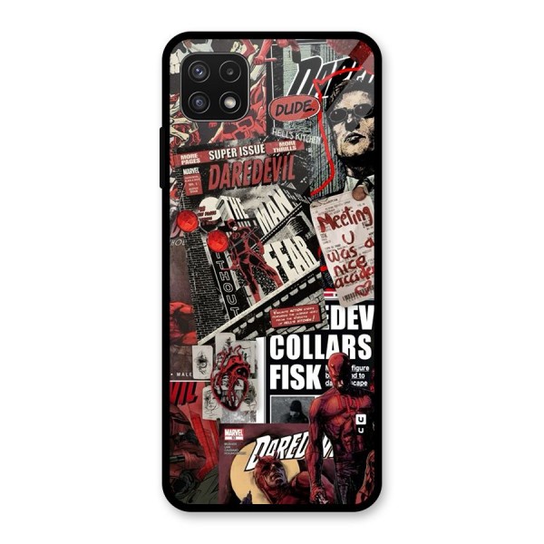 Daredevil Story Glass Back Case for Galaxy A22 5G