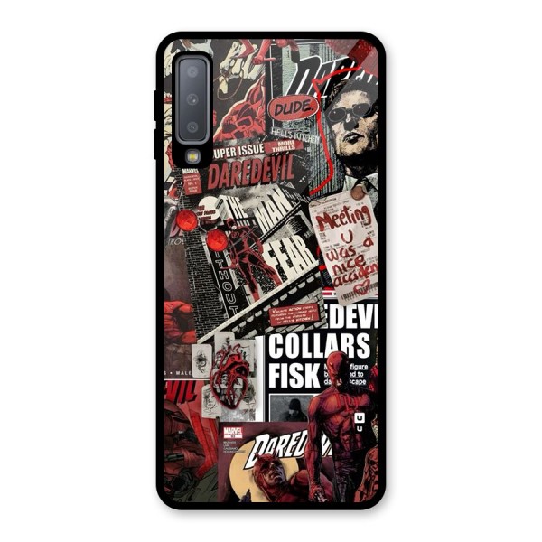 Daredevil Story Glass Back Case for Galaxy A7 (2018)