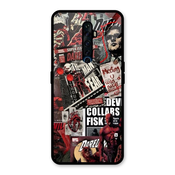 Daredevil Story Glass Back Case for Oppo Reno2 F