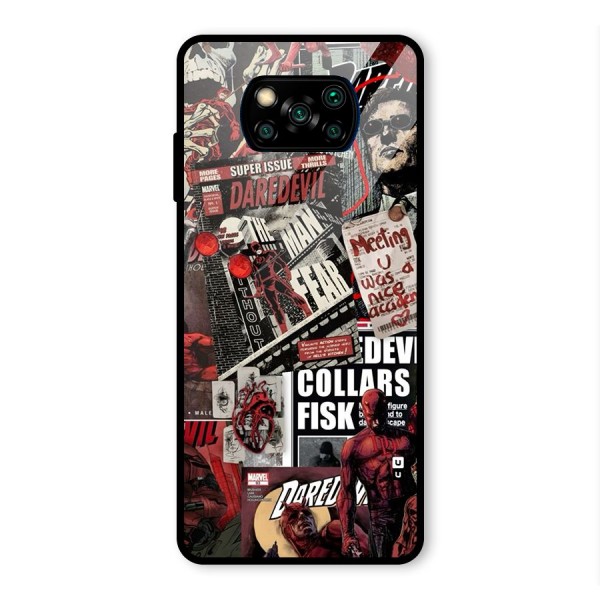 Daredevil Story Glass Back Case for Poco X3 Pro