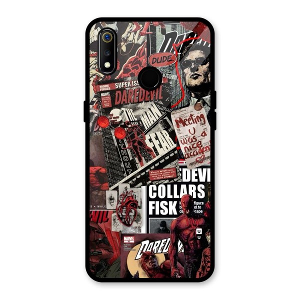 Daredevil Story Glass Back Case for Realme 3