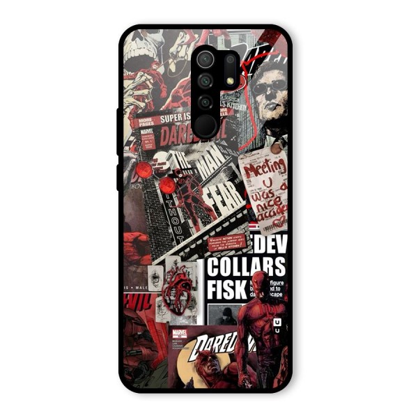 Daredevil Story Glass Back Case for Redmi 9 Prime