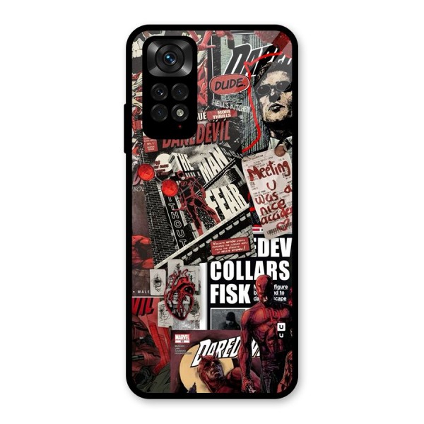 Daredevil Story Glass Back Case for Redmi Note 11