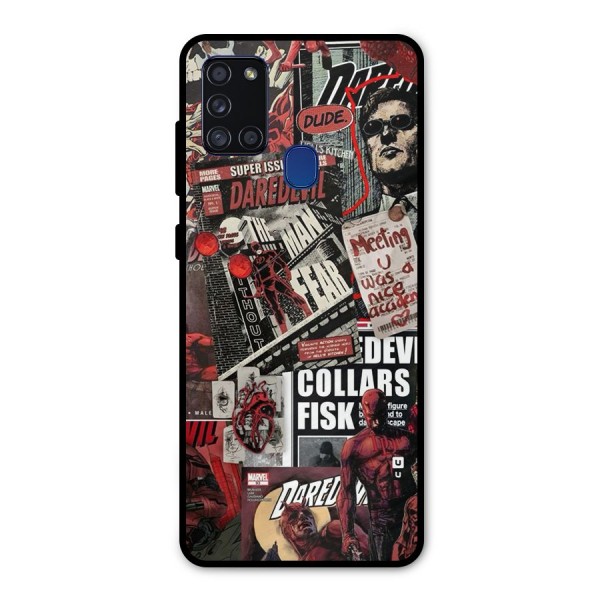 Daredevil Story Metal Back Case for Galaxy A21s