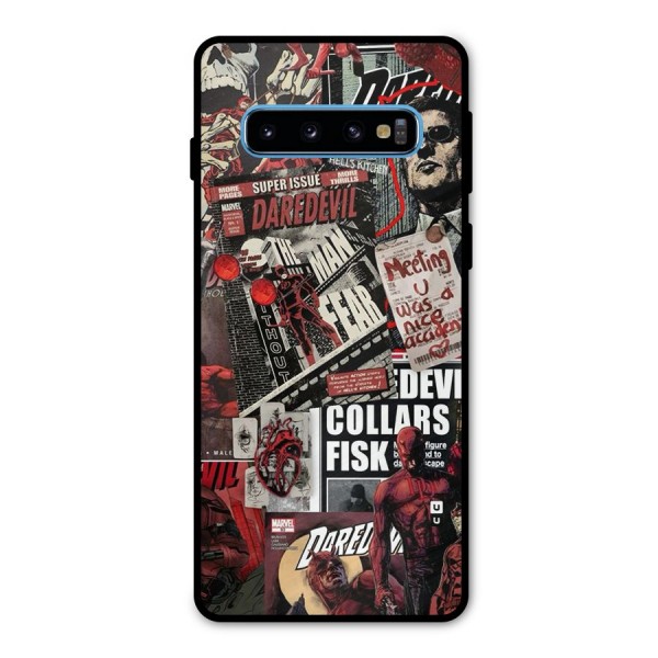 Daredevil Story Metal Back Case for Galaxy S10