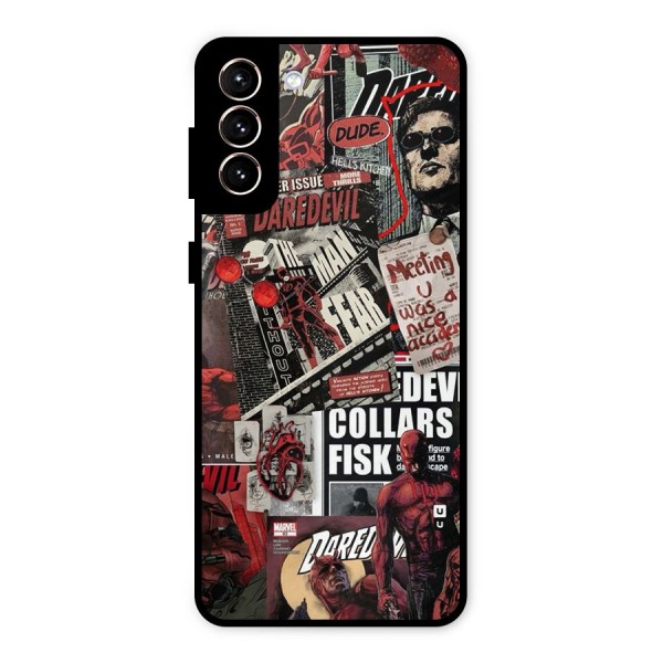 Daredevil Story Metal Back Case for Galaxy S21 Plus