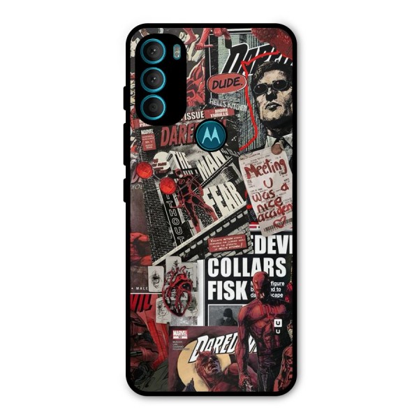 Daredevil Story Metal Back Case for Moto G71 5G