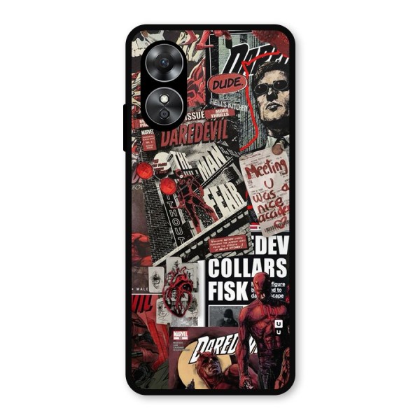 Daredevil Story Metal Back Case for Oppo A17