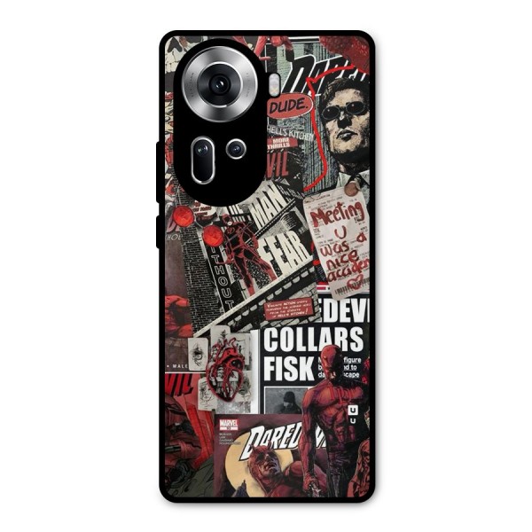 Daredevil Story Metal Back Case for Oppo Reno11 5G