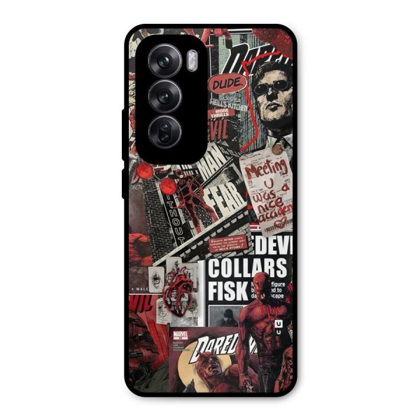 Daredevil Story Metal Back Case for Oppo Reno12 Pro