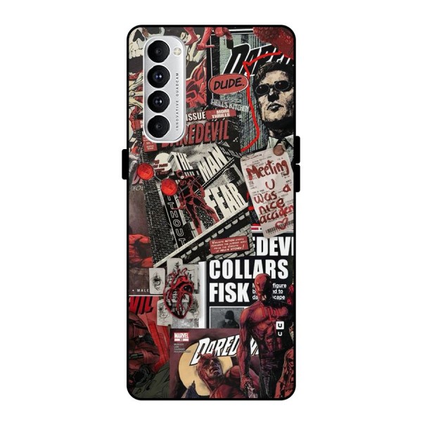 Daredevil Story Metal Back Case for Oppo Reno4 Pro