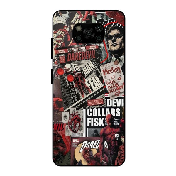 Daredevil Story Metal Back Case for Poco X3